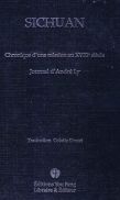 SICHUAN, Chronique d'une mission au XVIIIè siècle, Journal d'André Ly