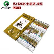 Marie's couleur pour la peinture chinoise - Set de 24 couleurs