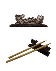 Porte pinceaux en bois (dragon)